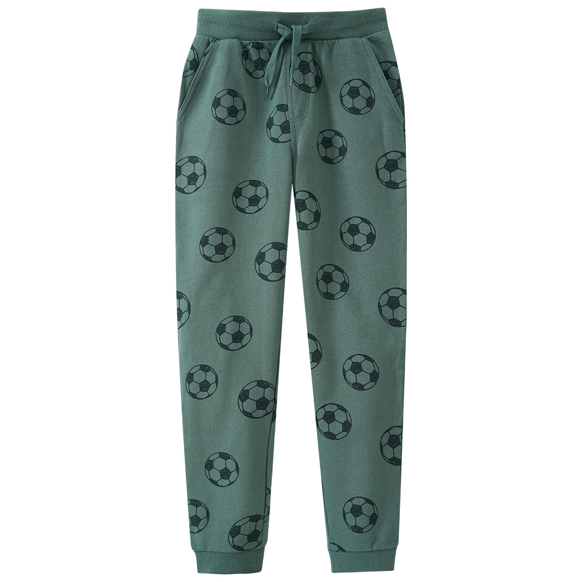 2 Jungen Jogginghosen mit Fußball-Print