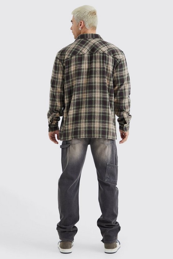 Kariertes Oversize Hemd