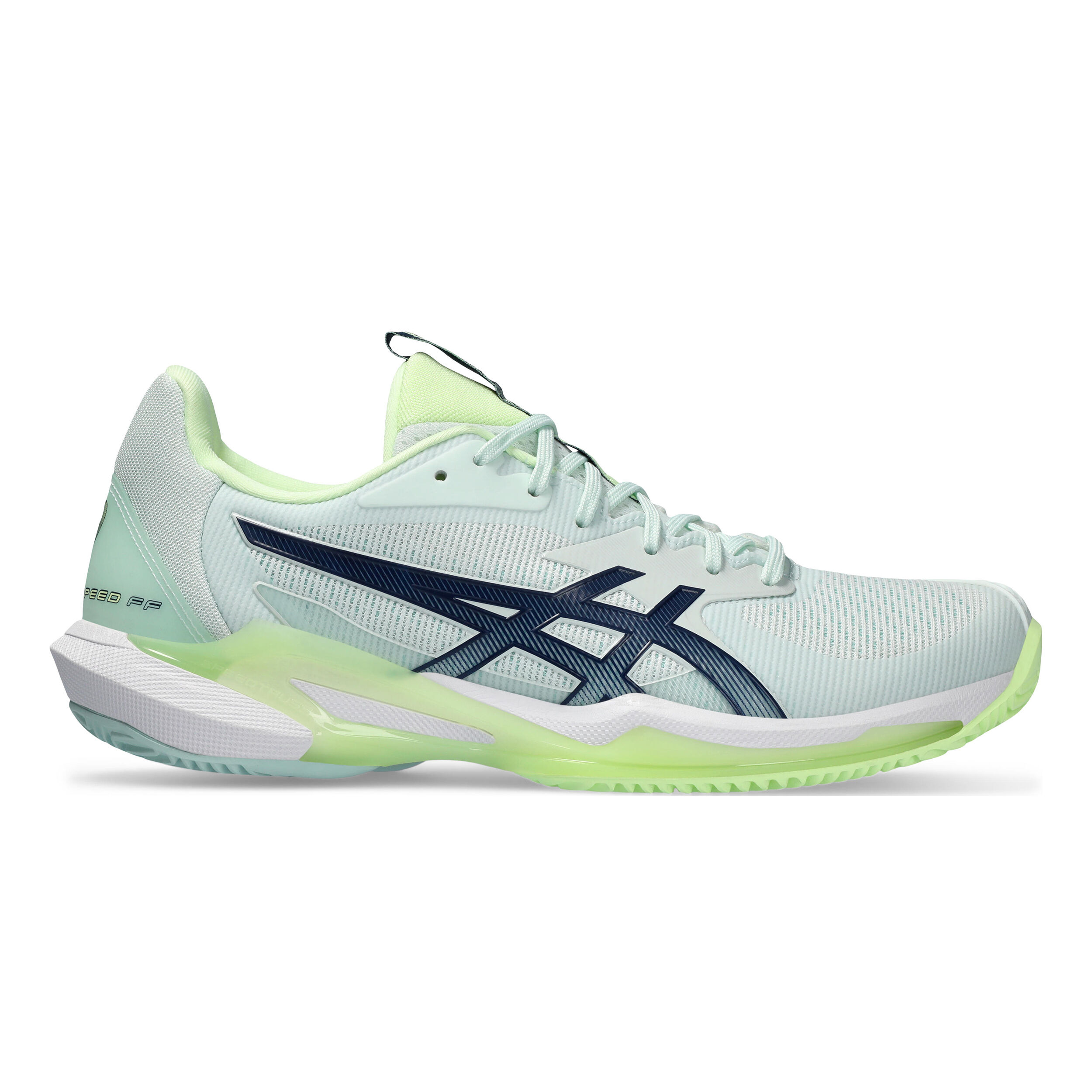 Solution Speed FF 3 Sandplatzschuh Damen - Mint, Dunkelblau