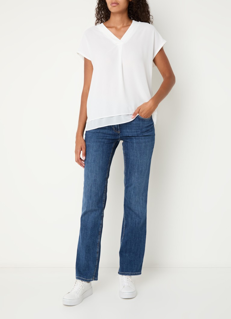 Jean Gerry Weber taille mi-haute, coupe droite, extensible