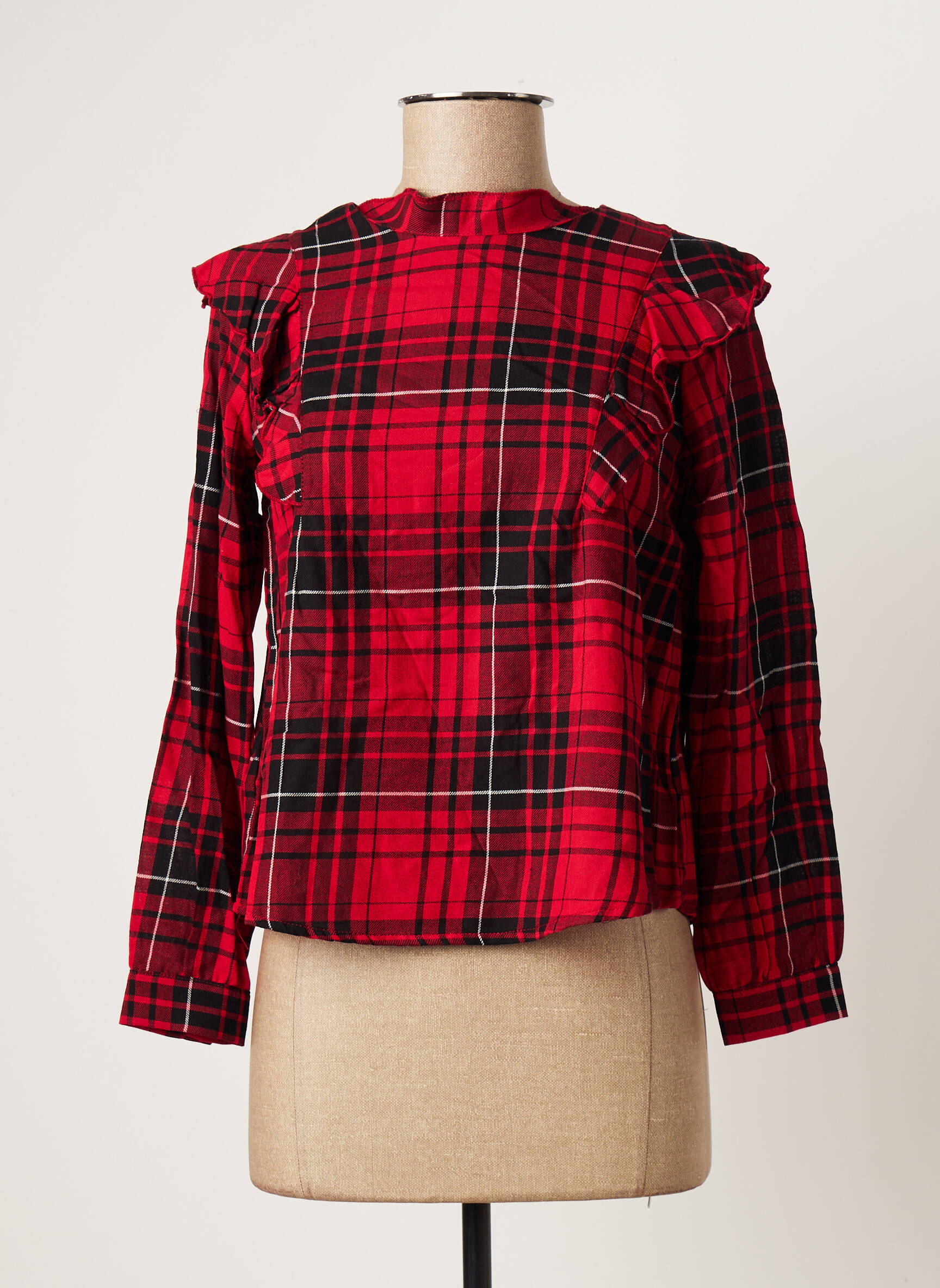 Mayoral Blouses Fille couleur rouge
