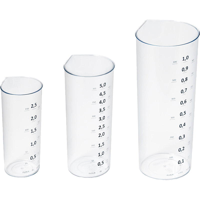 Plast1 Målekanne s/3 1,0 liter