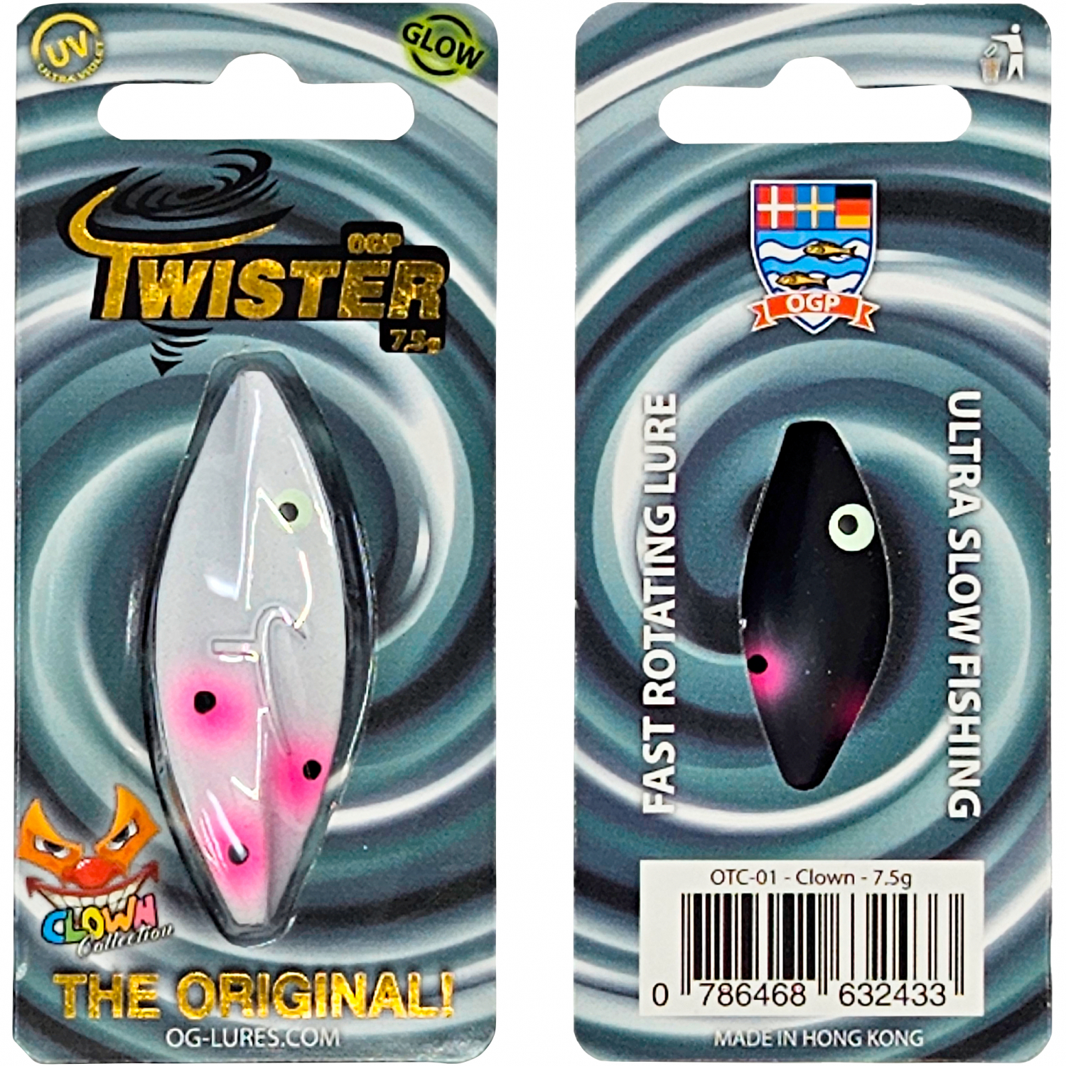 OGP Inline-Köder Twister (Clown)