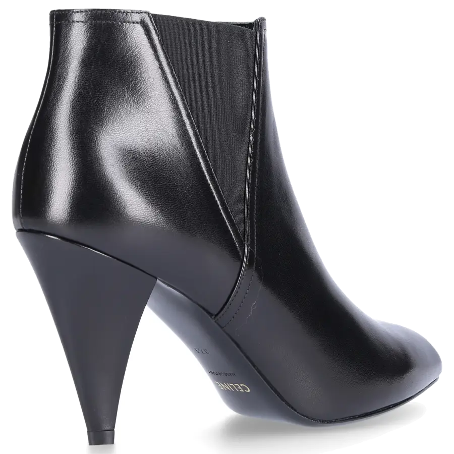 Celine - Chelsea Boots CROPPED CHELSEA BOOT Logo schwarz - schwarz