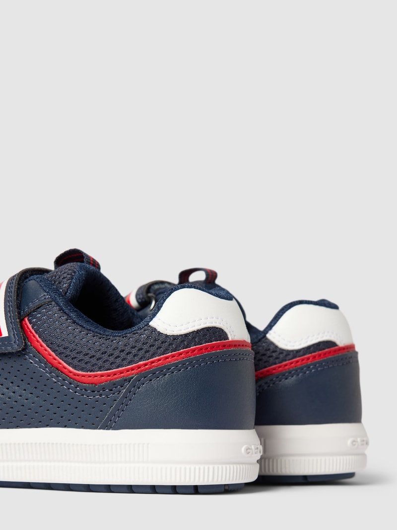 Sneaker mit Klettverschluss in marineblau