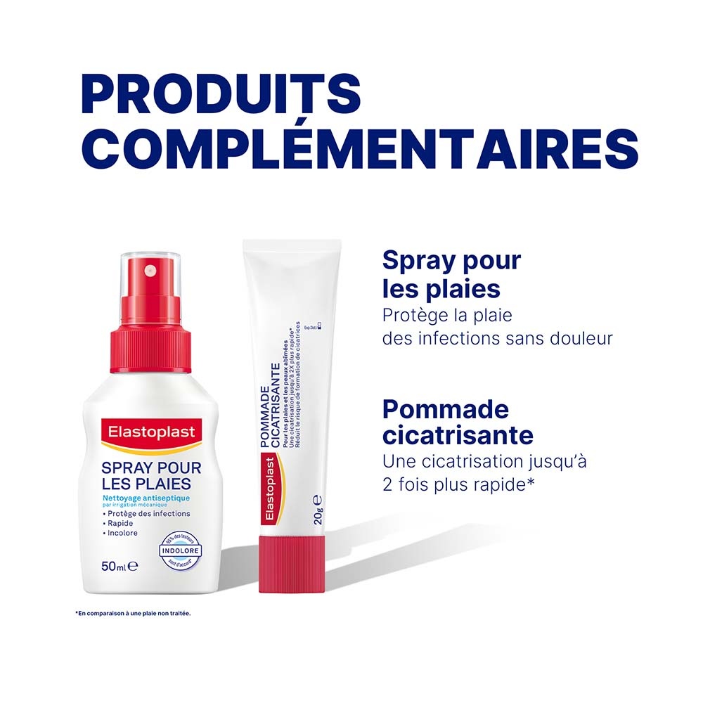 elastoplast Elastoplast Universel Plastique - 100 Pansements - 4 formats Pansements