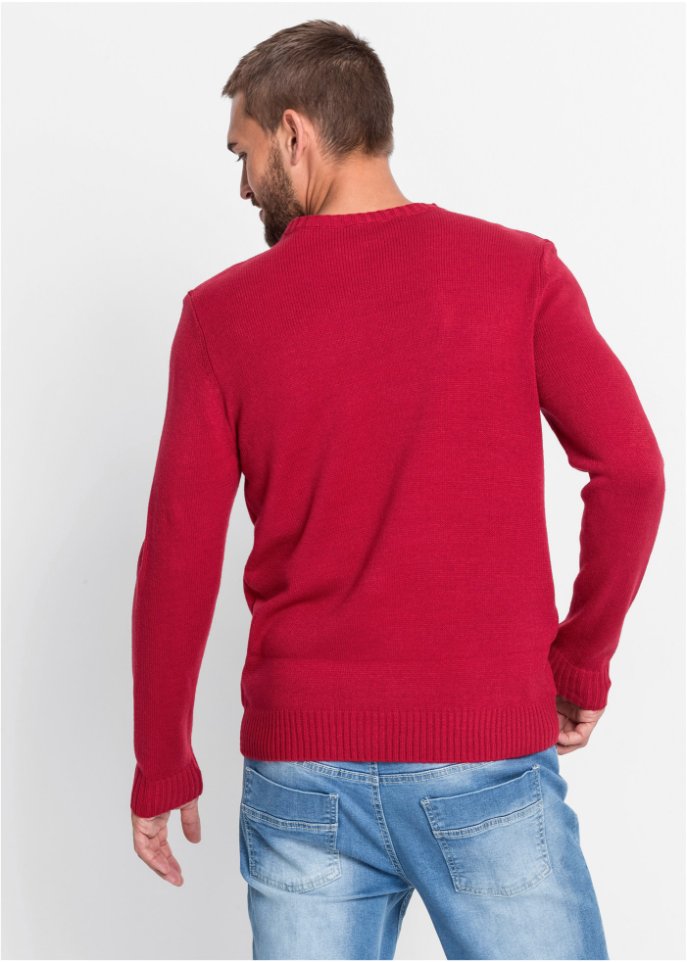 Herren-Pullover mit Weihnachtsmotiv