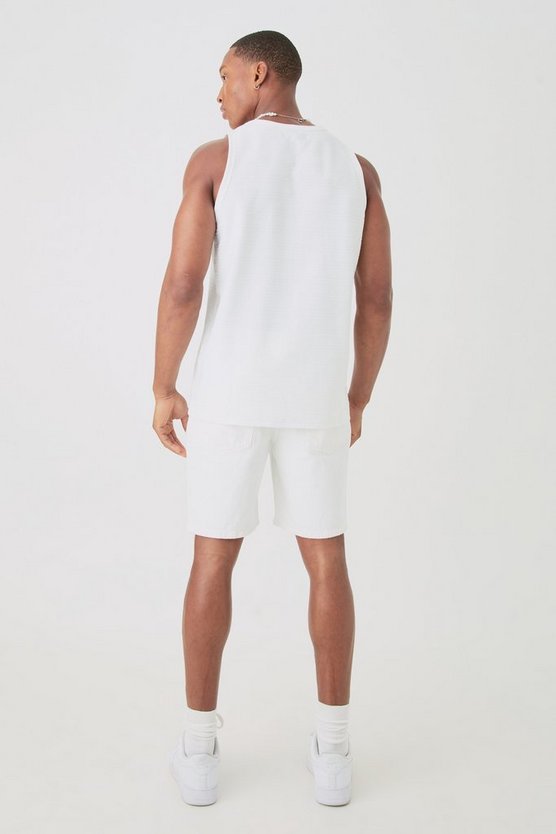 Gestreiftes Jacquard-Tanktop