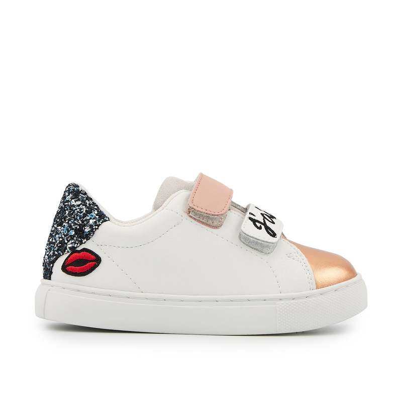 Baskets en cuir Mini Edith j'aime maman