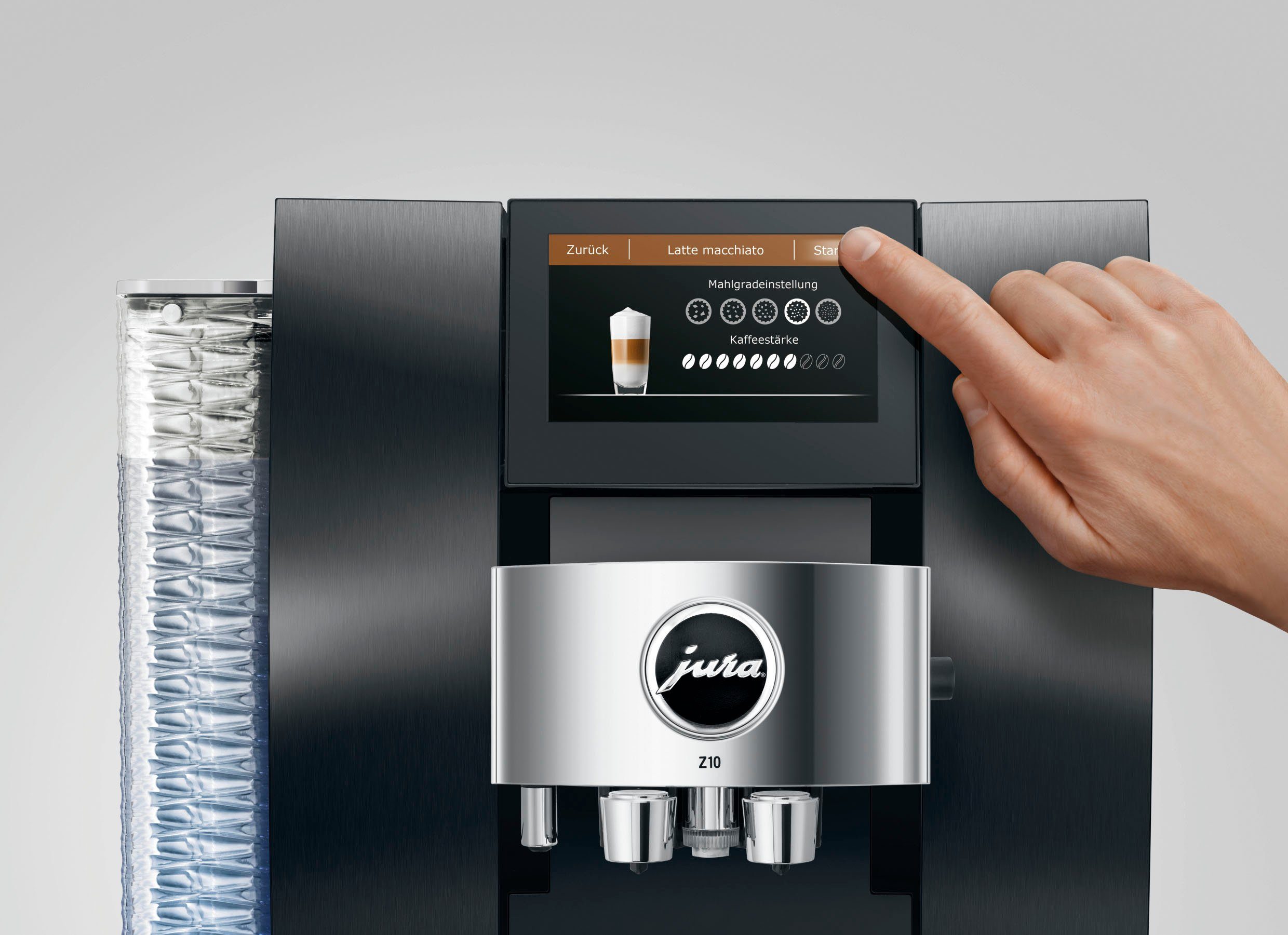 JURA Kaffeevollautomat 15368 Z10 Aluminium Dark Inox (EA) Signature Line