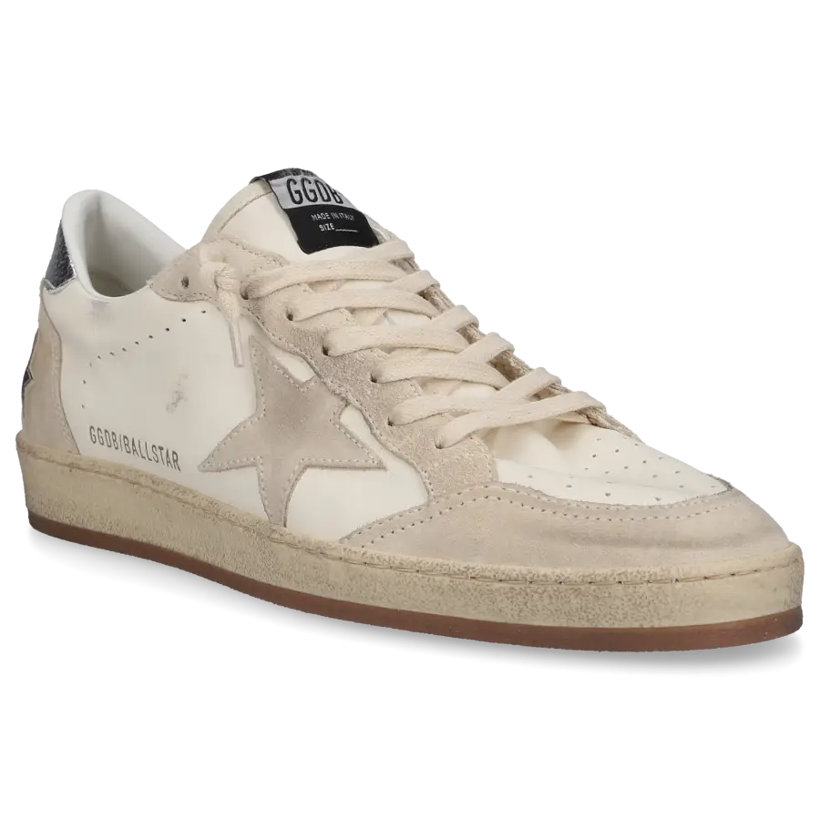 Golden Goose - Herrenschuhe BALL STAR Kalbsleder - weiß