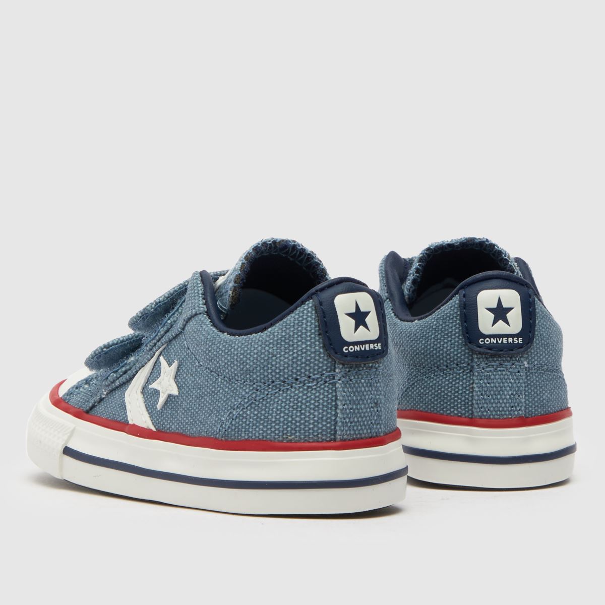 Converse marinblå och vita Star Player 76 v Pojkar Småbarnsskor
