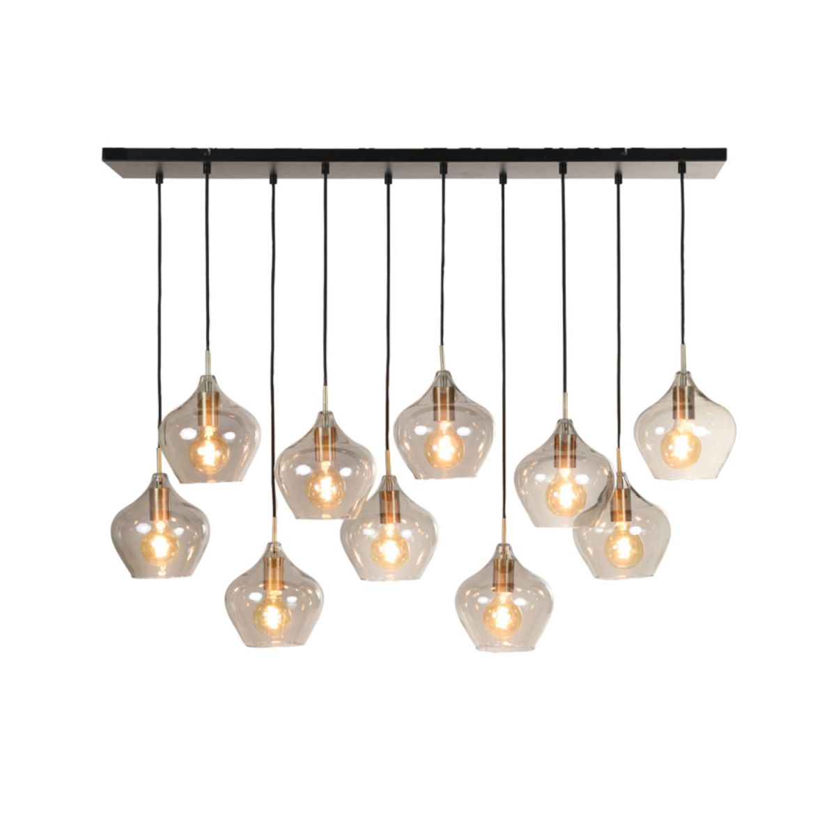 Trendhopper 10-flg Hängeleuchte Rolf Antik Bronze