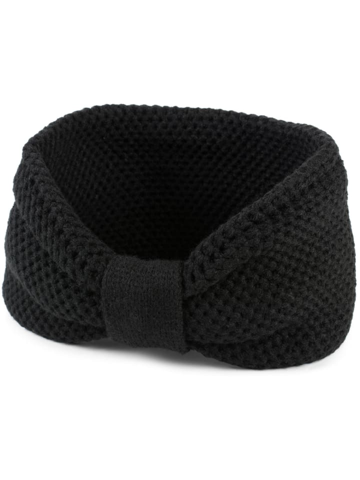 styleBREAKER Strick Stirnband in Schwarz günstig kaufen onesize