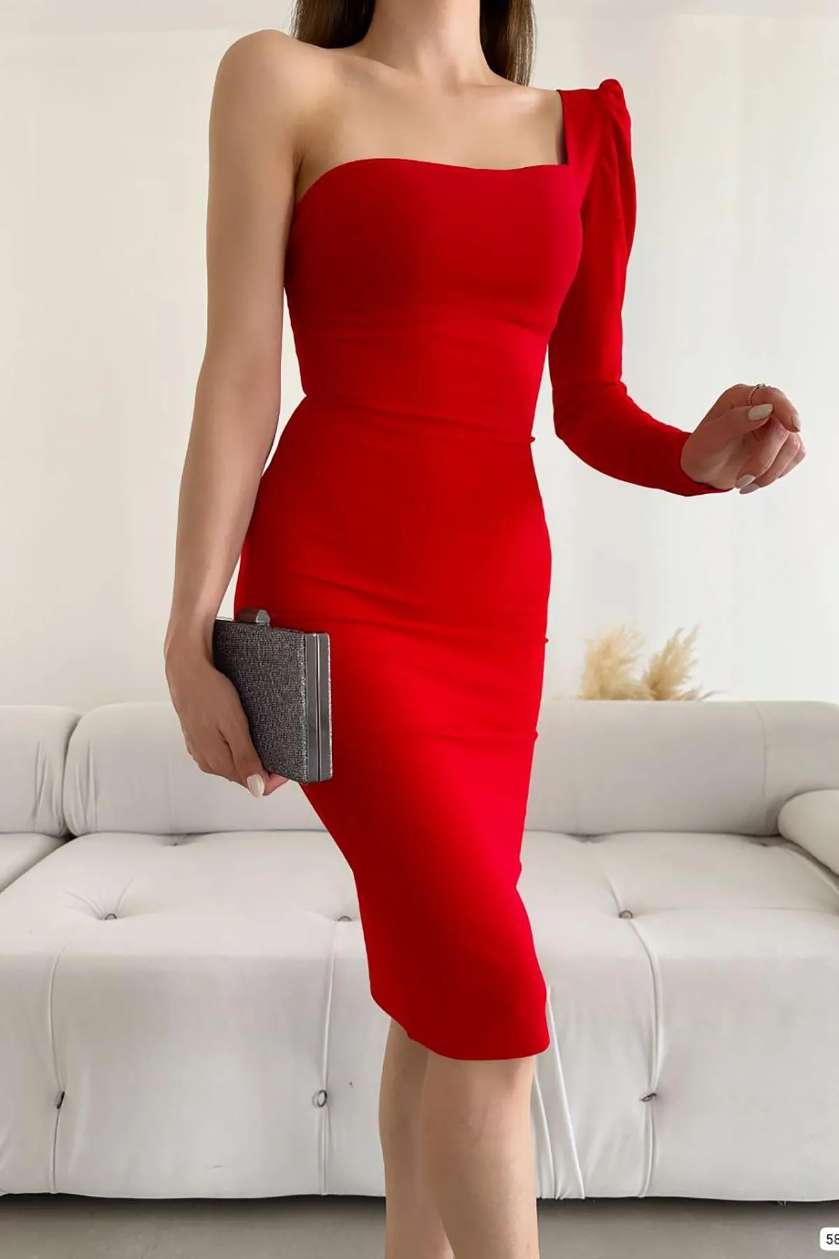 Deafox  Kleid - Rot - A-Linie