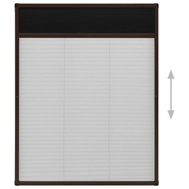 Insektenschutzrollo für Dachfenster,transparent, Verdunklung und Plissee, Aluminium, DOTMALL