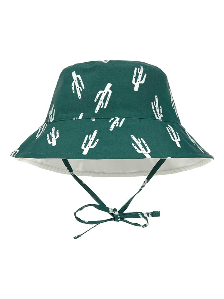 Lässig Wende-Sonnenhut in Grün/ Weiß günstig kaufen