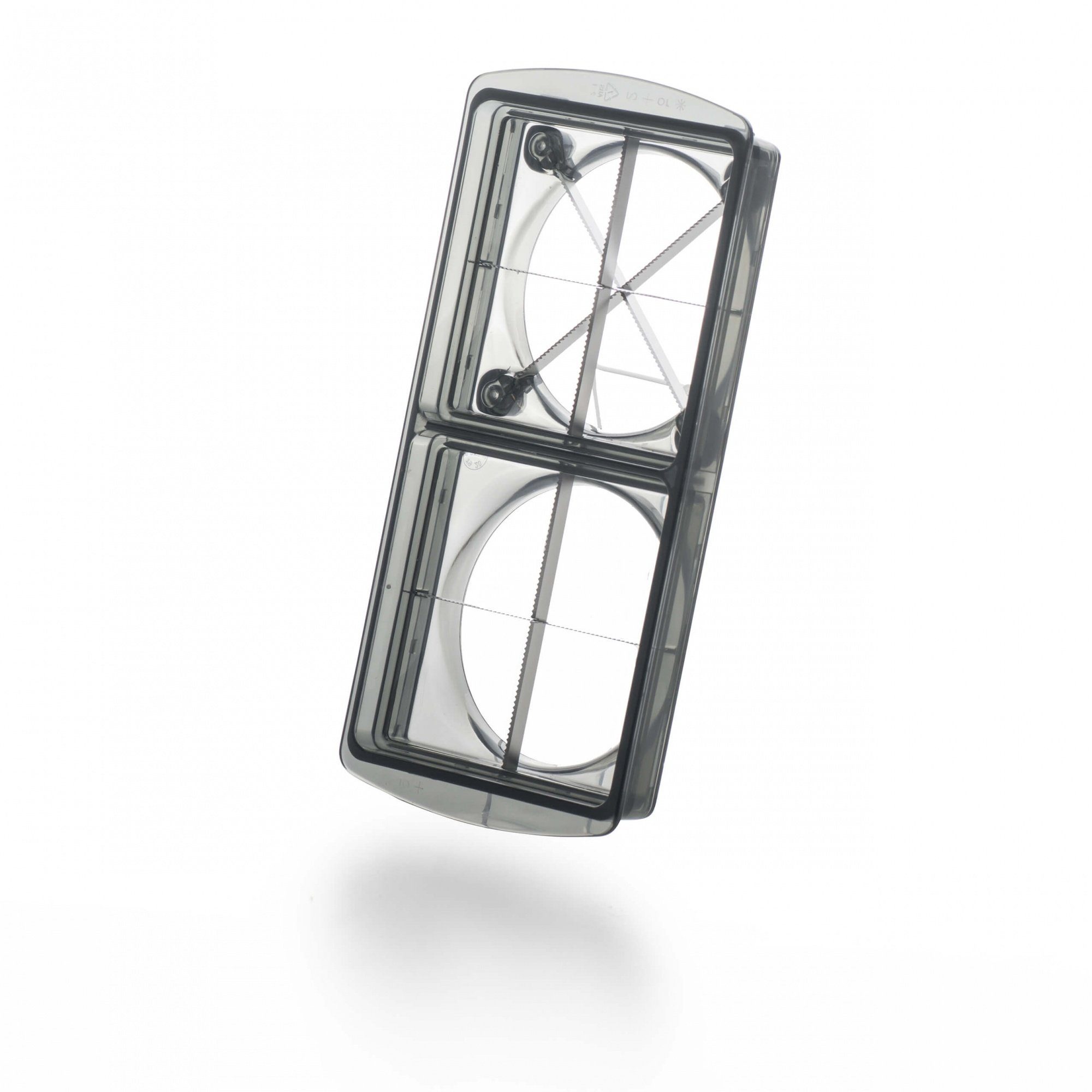 Genius Gemüseschneider Nicer Dicer Plus, Klingen aus extrem scharfem, gehärtetem Edelstahl in G-NOX-Qualität