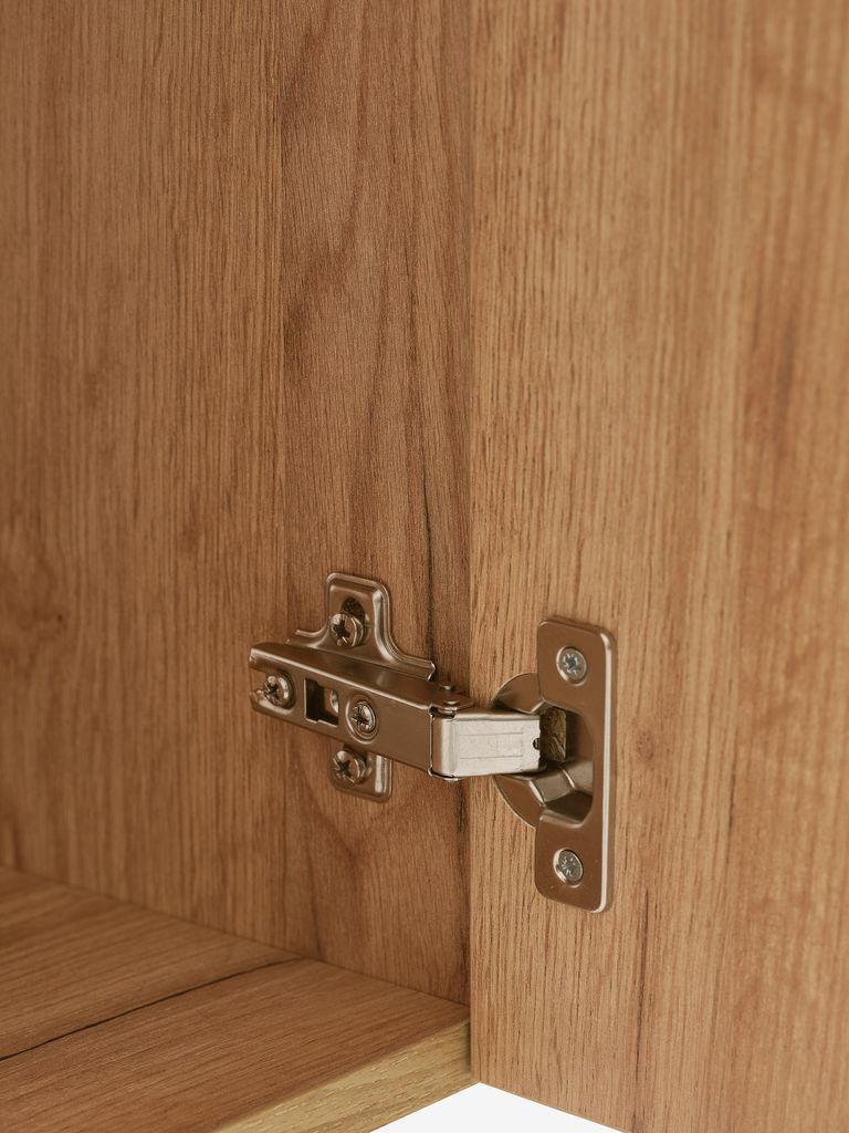 JENSLEV Szafka ścienna JENSLEV 144x40 2-drzwiowa w kolorze dębu