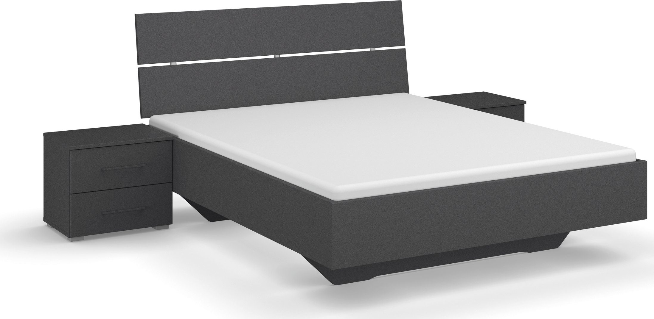 rauch Schlafzimmer-Set Challenger, Schrank in 2 Breiten, Bett in 3 Breiten und 2 Nachttische