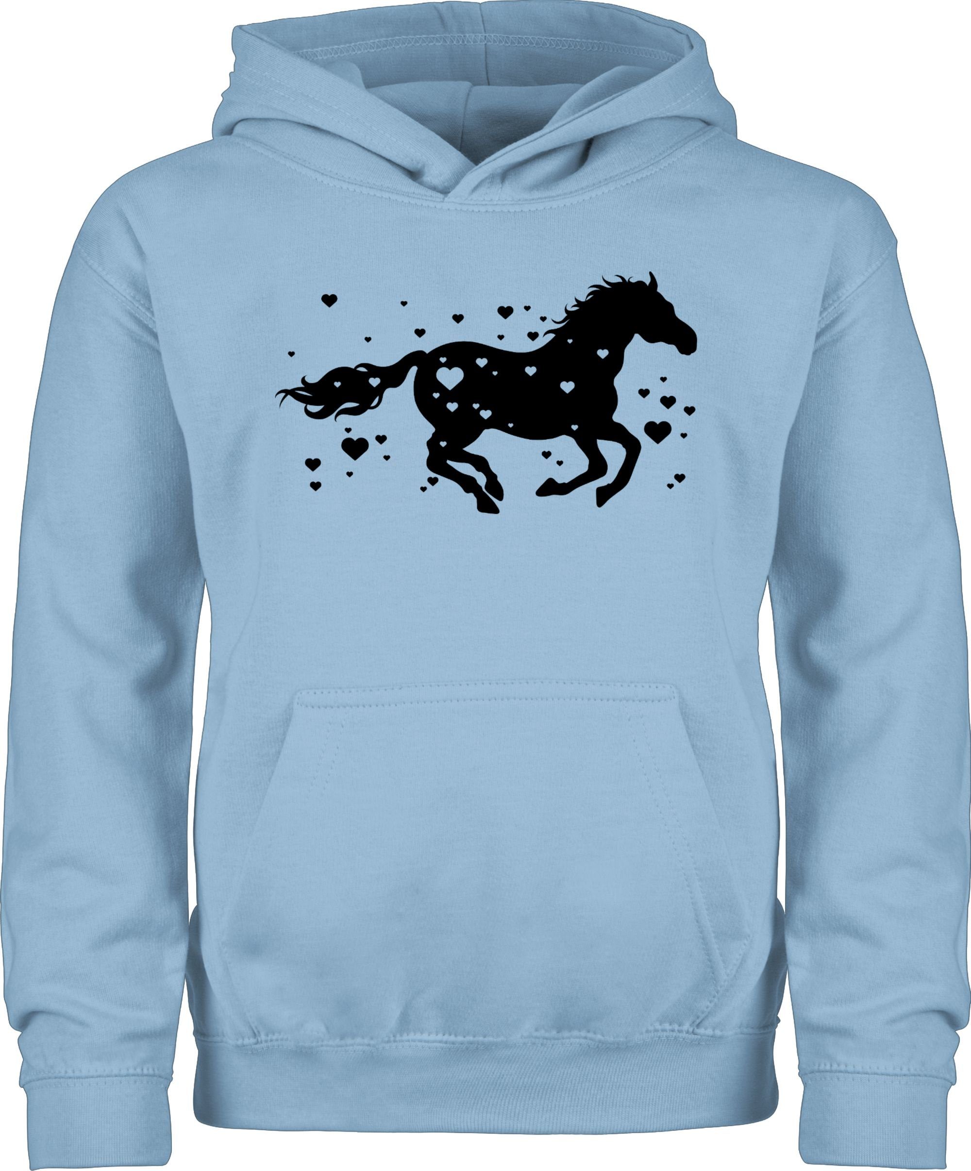 Shirtracer Hoodie Pferde Reiten Laufendes Pferd Pferd