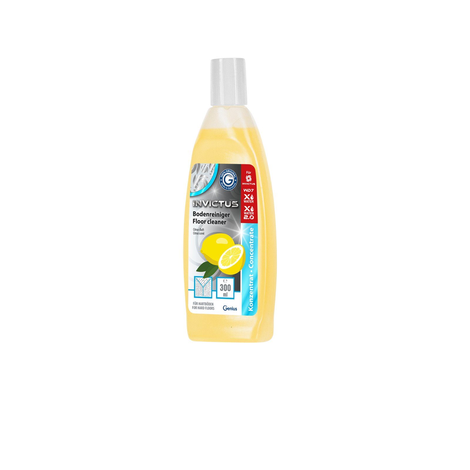 Genius INVICTUS Reinigungskonzentrat für Boden und Teppich Fussbodenreiniger (effektiv gegen Staub Schmutz geeignet für alle Böden)