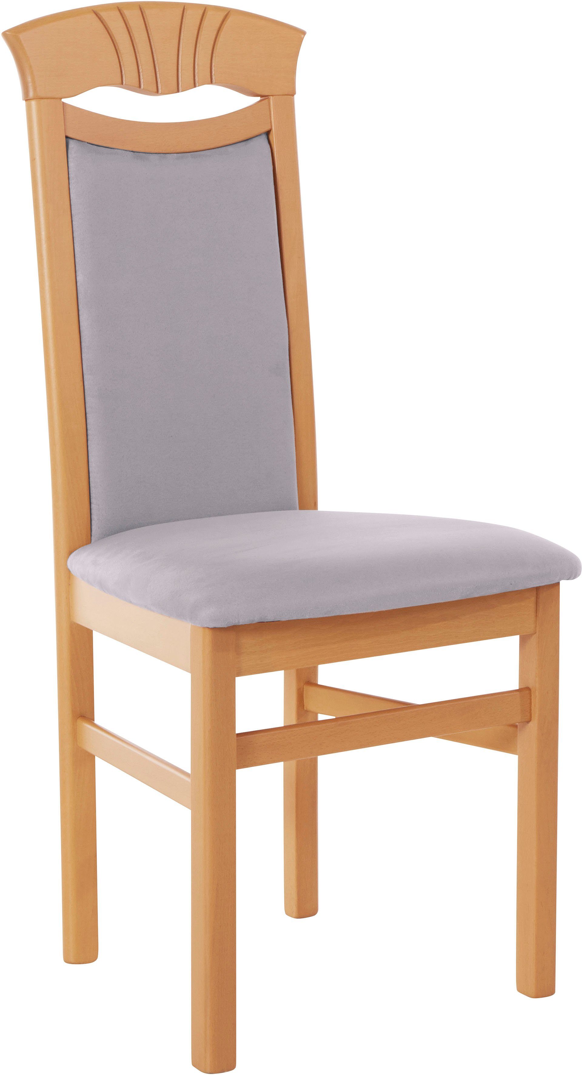 Home affaire Essgruppe Luisa + Franz Set, (Set, 7-tlg., 7tlg), Buche Massivholz
