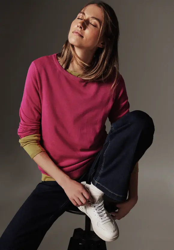 CECIL Pullover mit Dolmanärmel