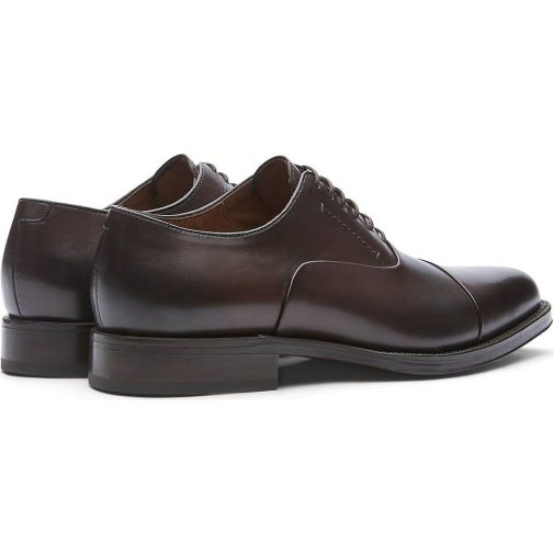 Lottusse Oxford Aus Anilin-Kalbsleder In Schwarz/Crust