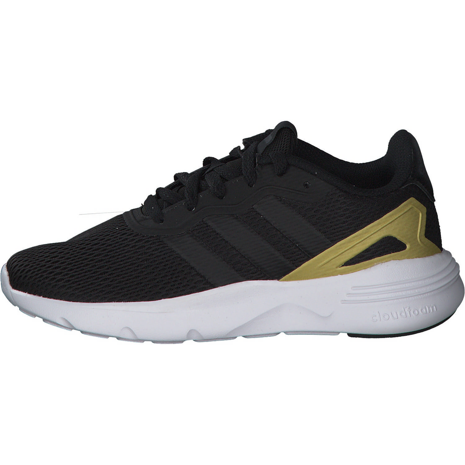 Adidas Core Nebzed W, Sneakers Low, Damen, black/black/gold met