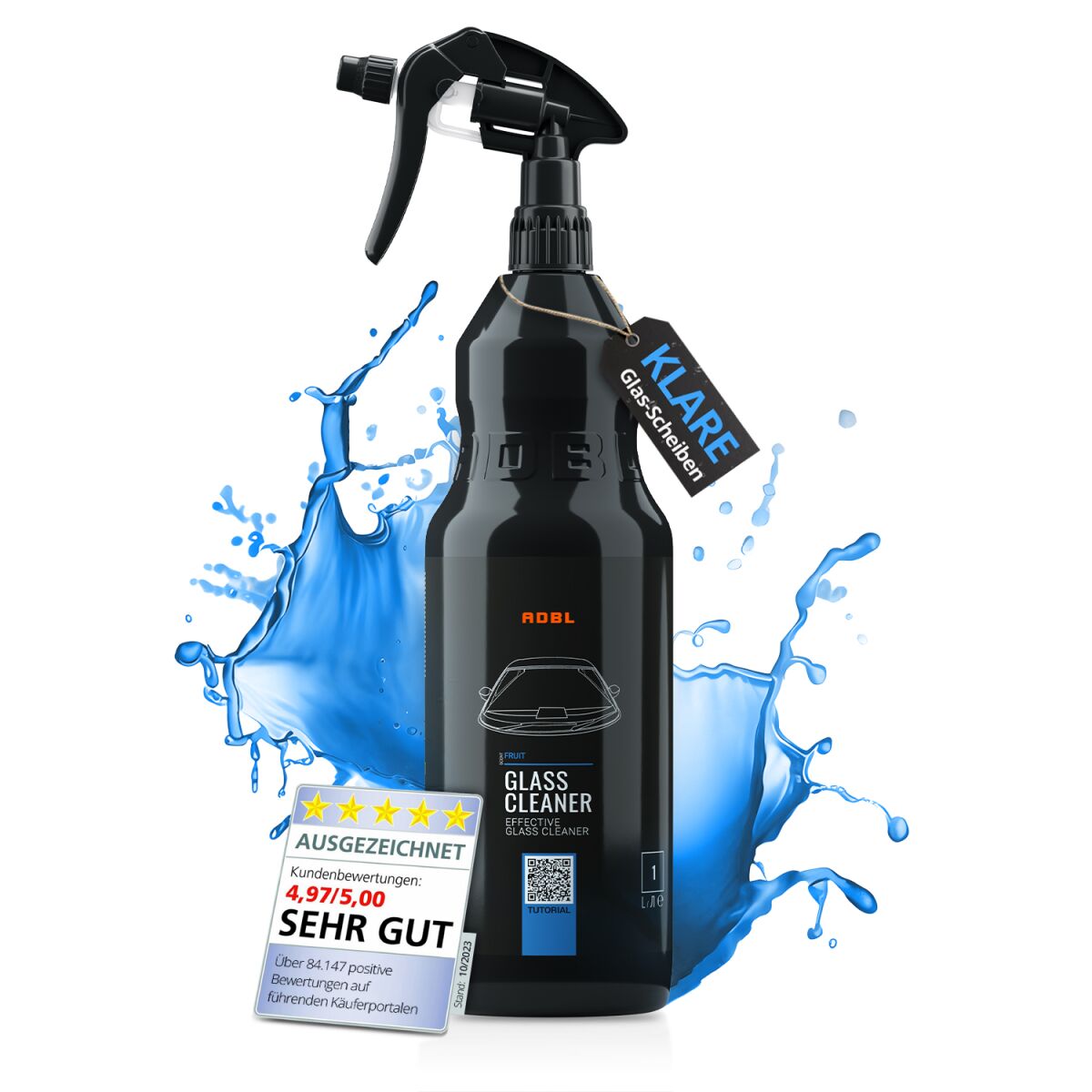 ADBL Glass Cleaner Glasreiniger mit Canyon Trigger 1L