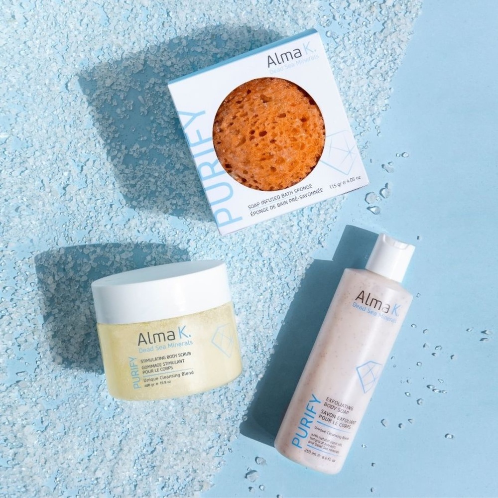 alma k Savon Exfoliant pour le Corps Savon liquide pour le corps