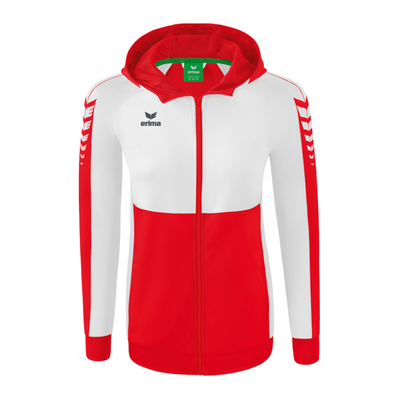 Erima Six Wings Kapuzenjacke Damen Rot