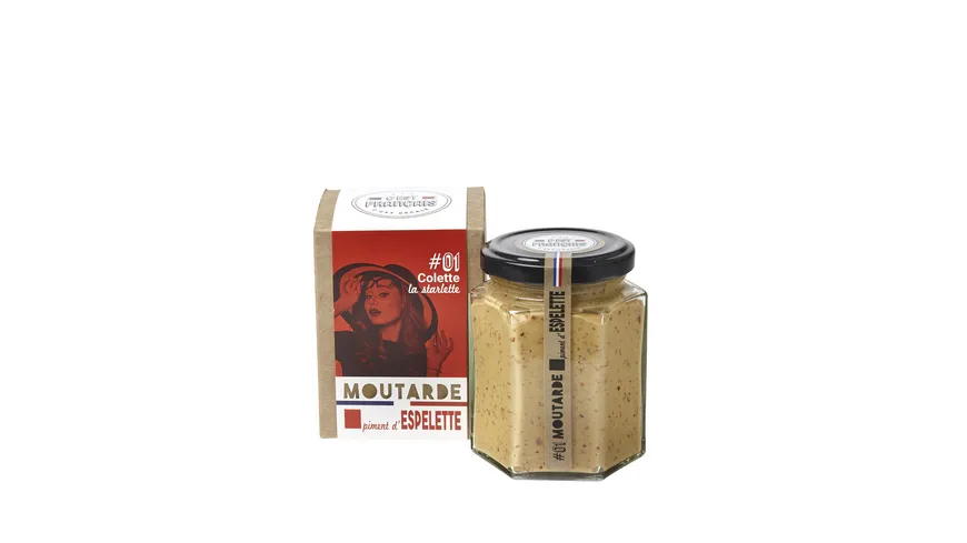 C'est Francais Dijon Senf mit Espelette Chili 180 g