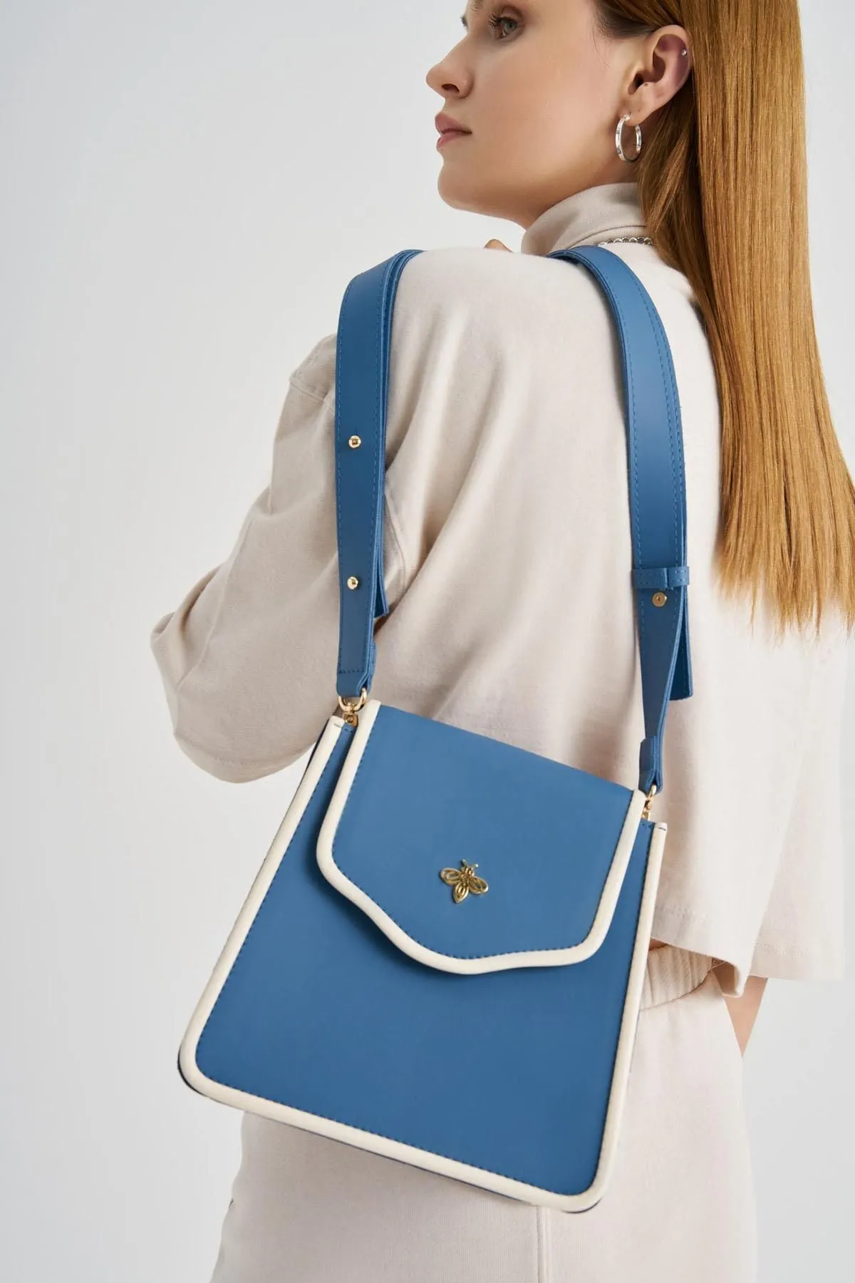 Lucky Bees  Damen Hand- und Schultertasche