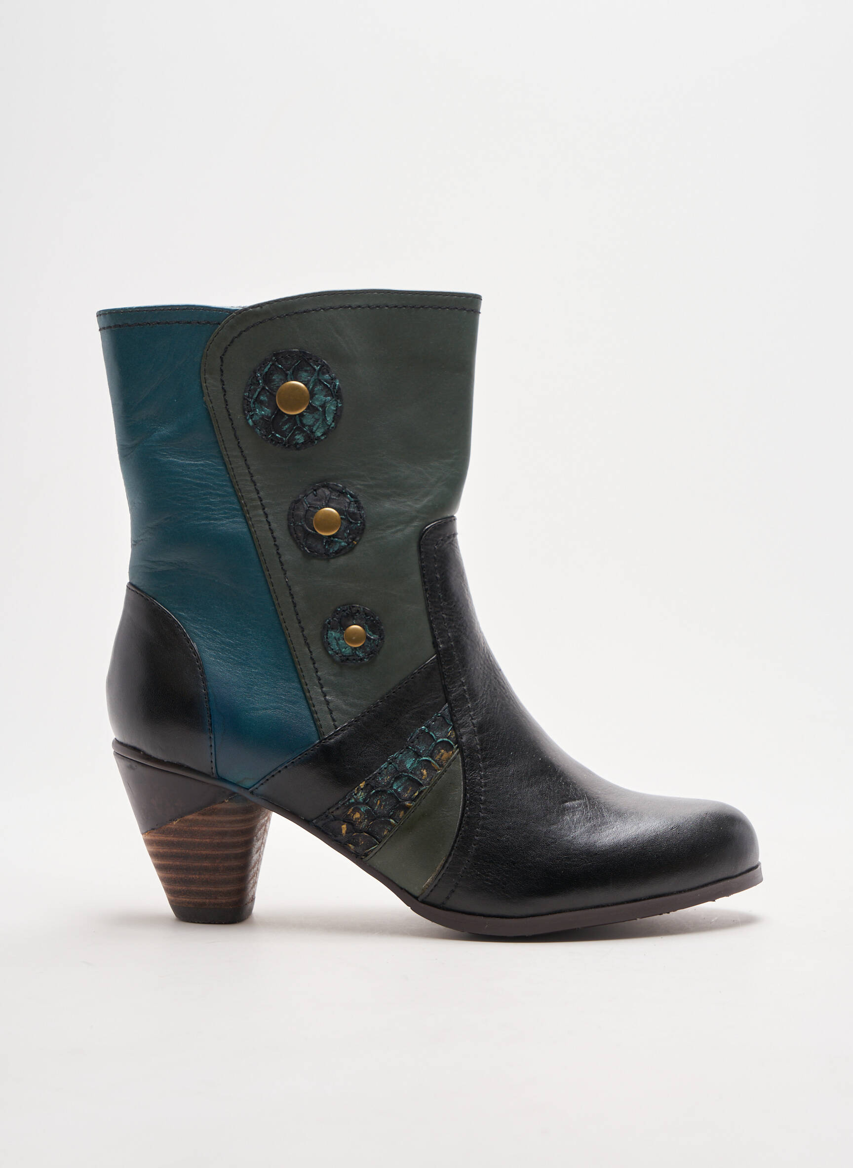 Laura Vita Bottines Femme couleur vert