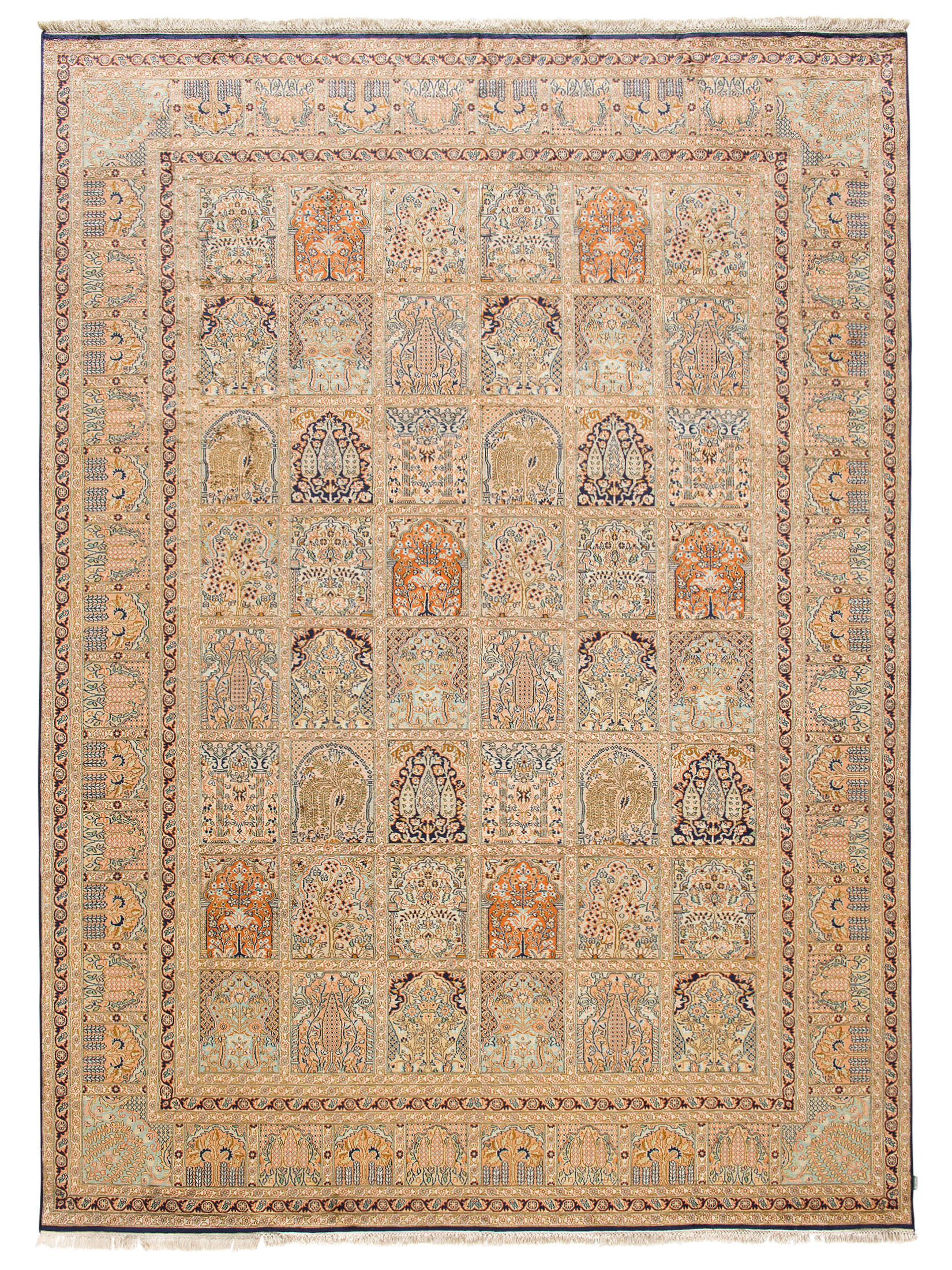Kaschmir Seide 16/16 ca. 244 x 337 cm, Unikat / Einzelstück