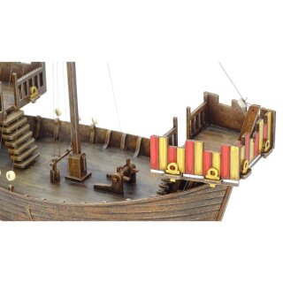 Medieval Cog Sailing Ship