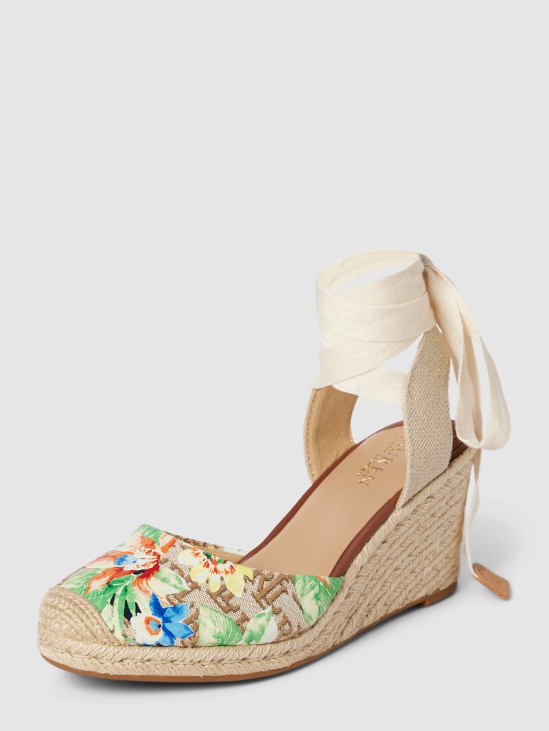 Espadrilles mit hohem Absatz Modell 'PAISLEE' in beige