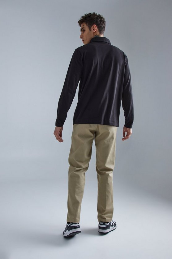 Jersey-Overshirt mit verdeckter Knopfleiste