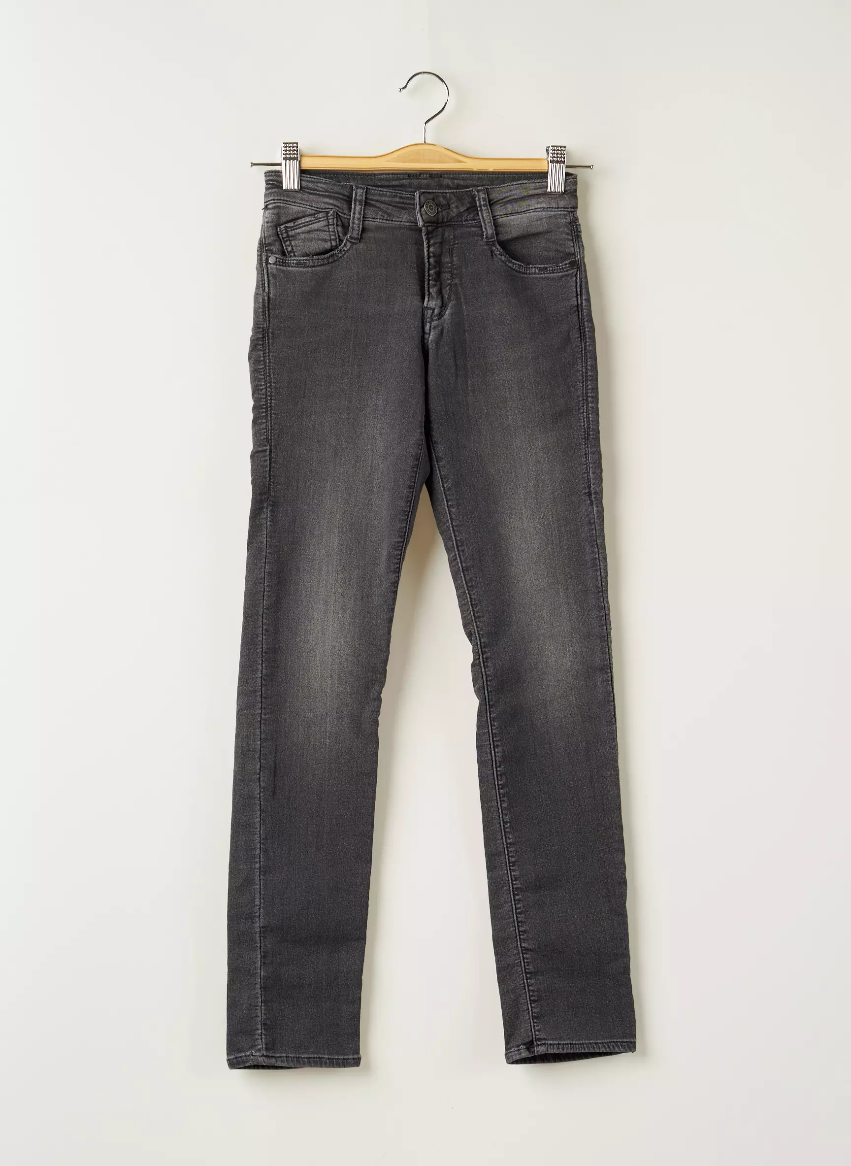 Le Temps Des Cerises Jeans Coupe Slim Garcon couleur noir