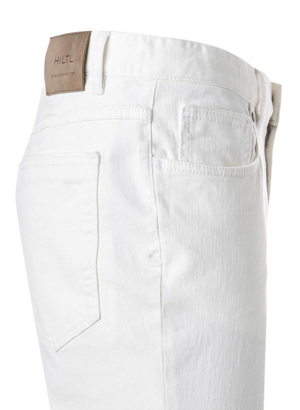 HILTL, Jeans Parker, Regular Fit, Baumwolle, weiß