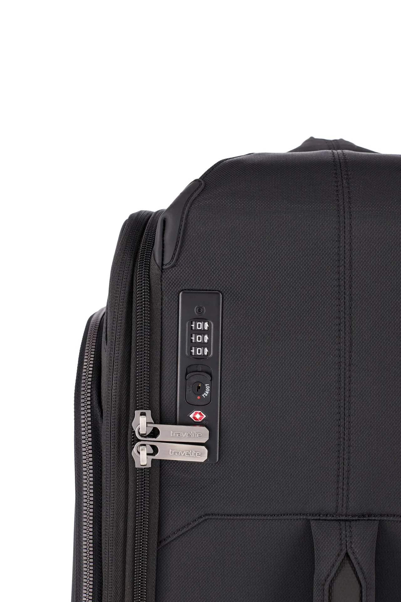 Travelite PRIIMA Trolley M mit 4 Rollen - Schwarz