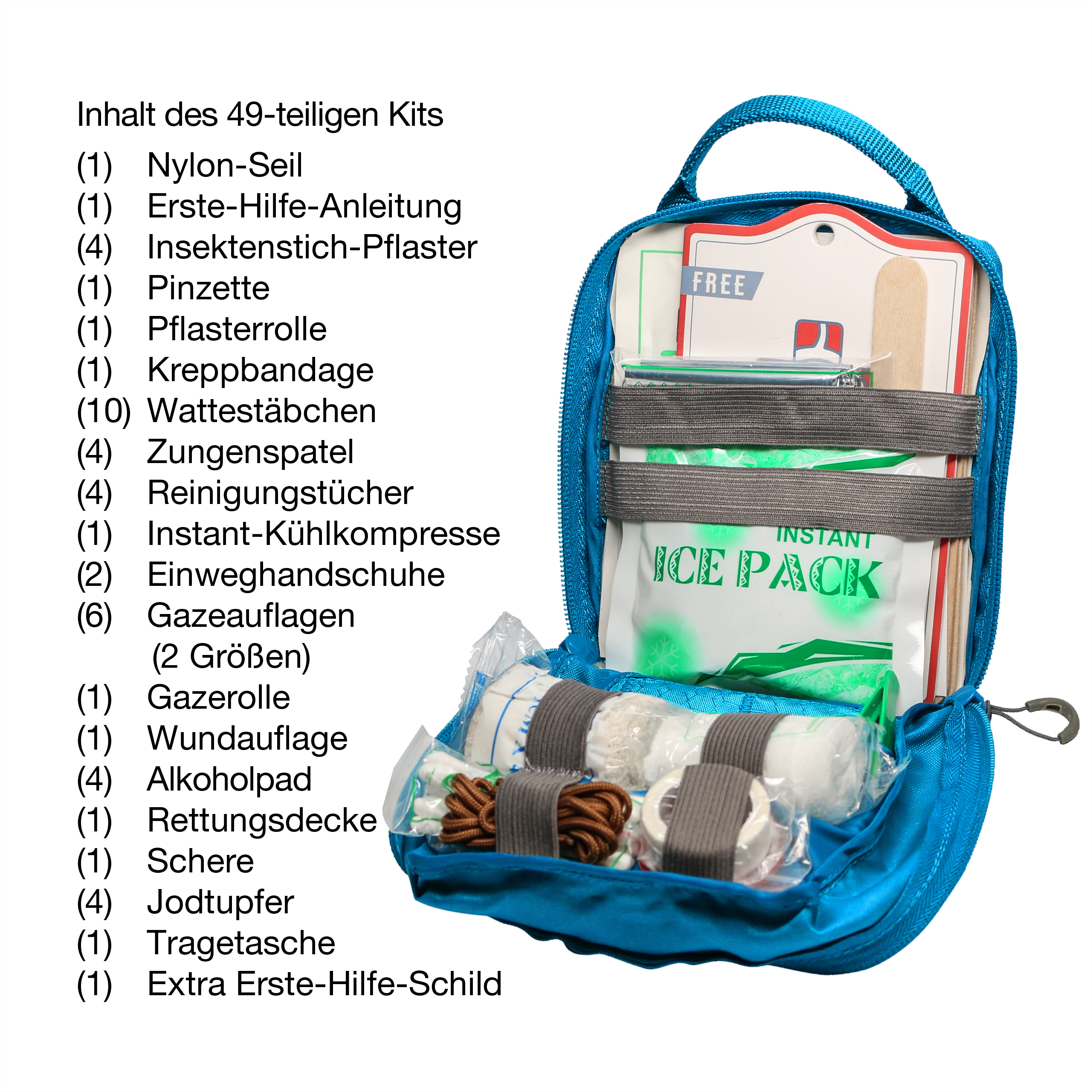 Kurgo Fellpflege Kurgo RSG Erste-Hilfe-Set für Hunde