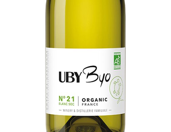 Uby N°21 Byo Blanc - Colombard, Ugni Blanc, Sauvignon Blanc Sud-Ouest Côtes de Gascogne