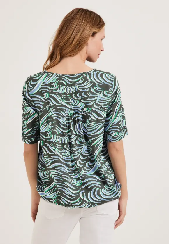 CECIL Print Viskose Bluse