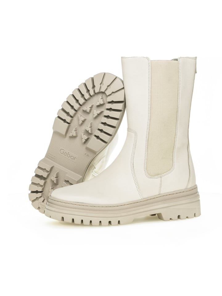 Gabor Fashion Chelsea Boots in beige günstig kaufen 42