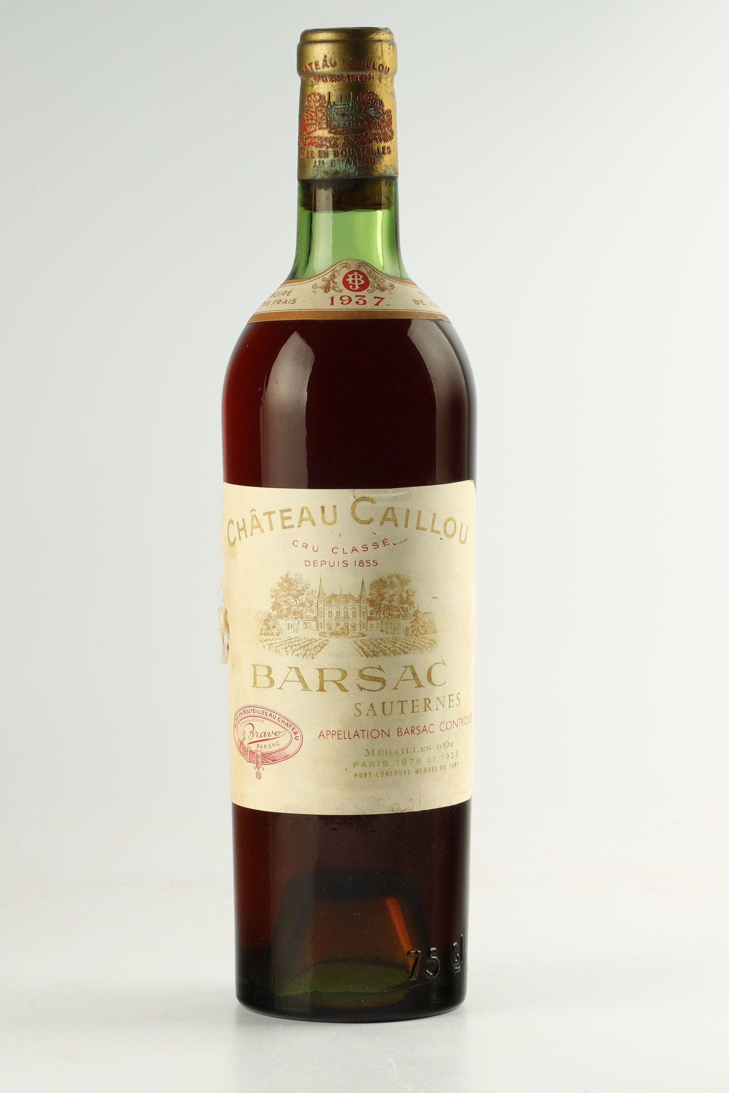 Château Caillou 1937, Sauternes