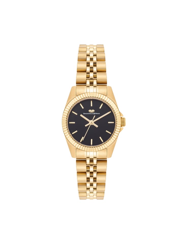 Rhodenwald & Söhne Damen Quarzuhr gelbgold Edelstahl gelbgold in gelbgold günstig kaufen 22 cm