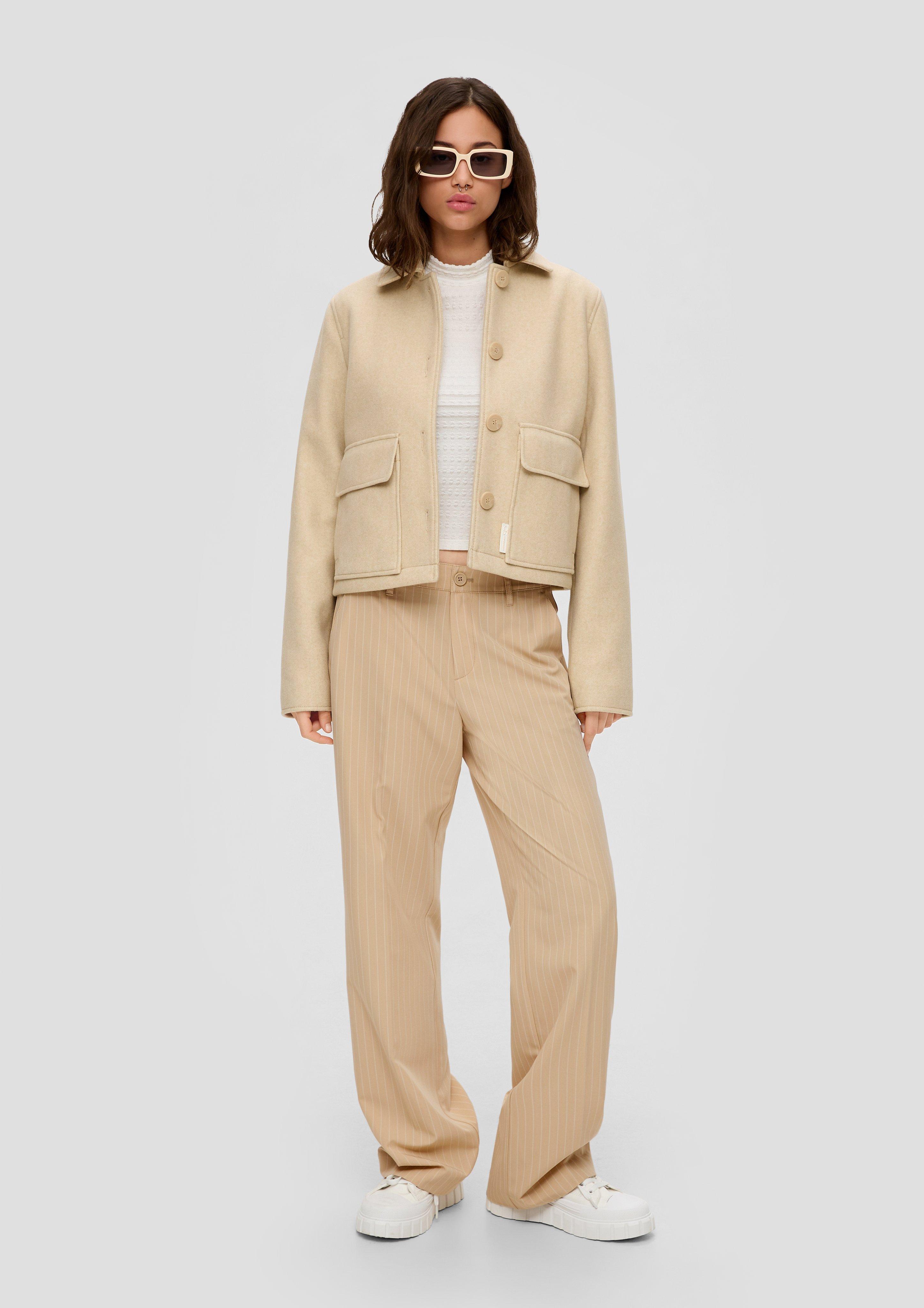 Regular: Wide Leg-Pants mit Nadelstreifen  2140827-81J0